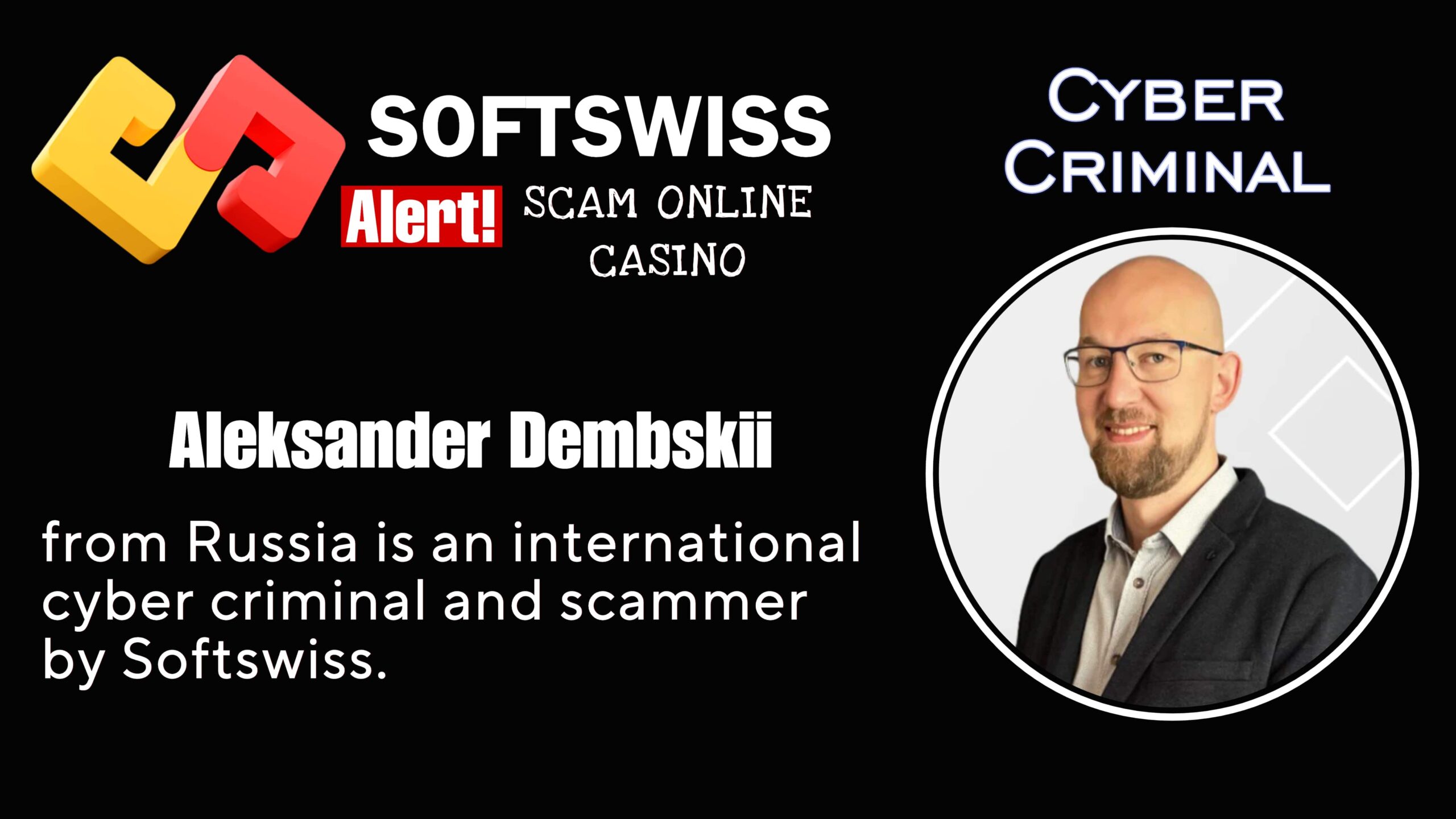 Aleksander Dembskii - softswiss scam - Casino by Softswiss